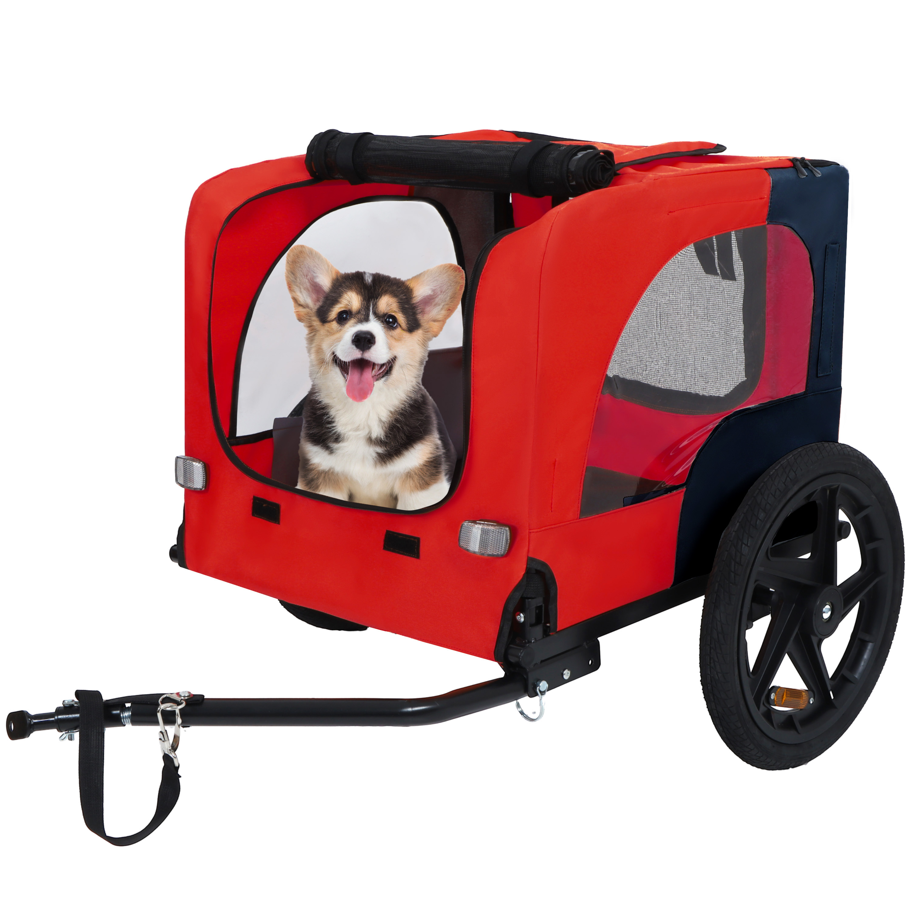 Carrito de Perro para Bicicleta, Fácil de Doblar y Rápido de Montar, Ideal para Pequeños y Medianos Animales Domésticos — imagen 5