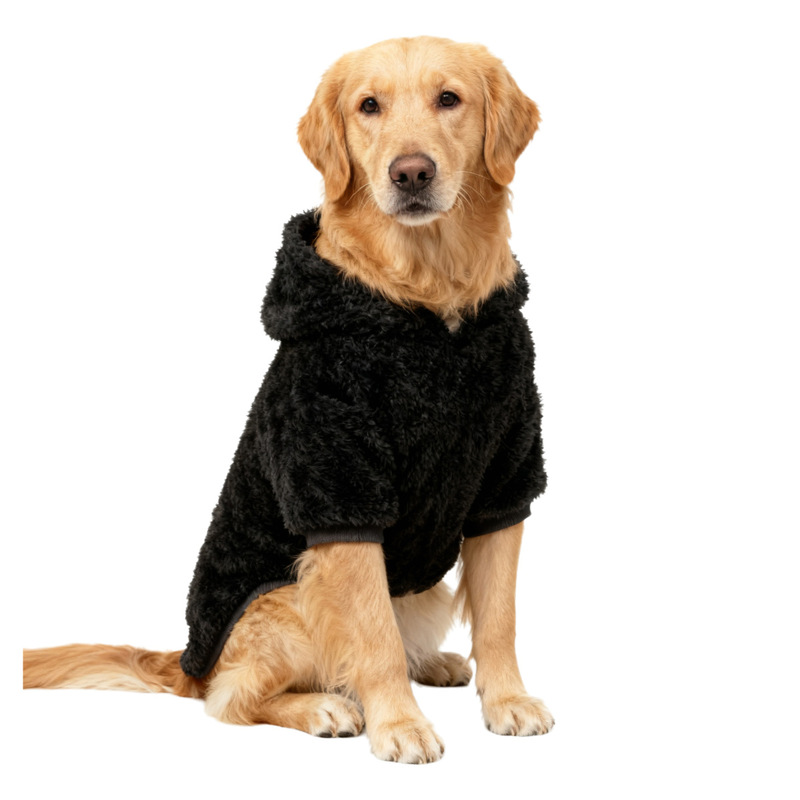 Warm Winter Dog Hoodie for Golden Retriever & Labrador - Fleece-Lined Outdoor Dog Coat for Medium & Large Breeds — image 2