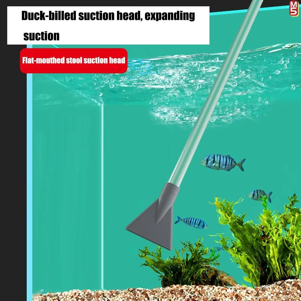 Aquarium Siphon Vacuum Cleaner Tool Set for Large Fish Tank Gravel/Sand Cleaning Water Change with Extension Tube, Fast and Easy — image 4