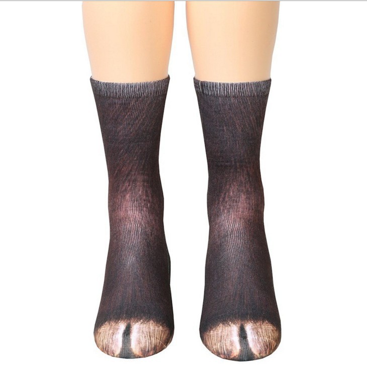 3D Animal Paw Socks Cute Cat Claws Socks Unisex Long Socks — image 9