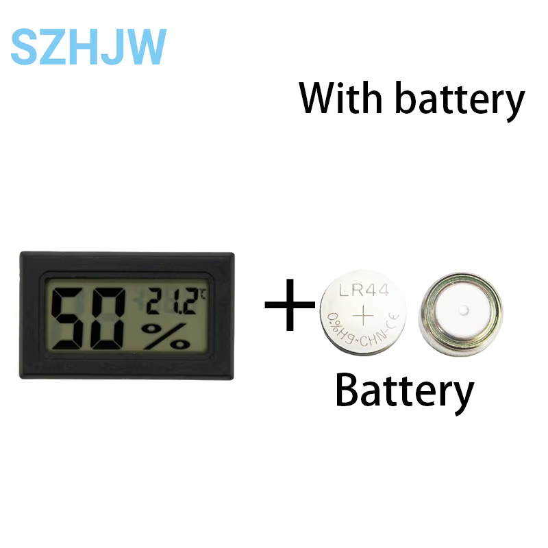 Termómetro digital mini 1-10 piezas, medidor de temperatura y humedad para refrigerador, acuario, monitor — imagen 2