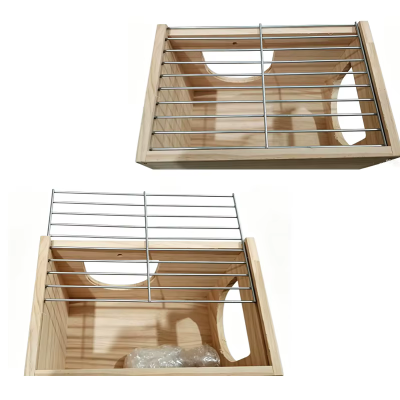 Casa de Pájaros en Madera para Reproducción de Aves Accesorios para Mascotas Decoración de Balcón — imagen 6