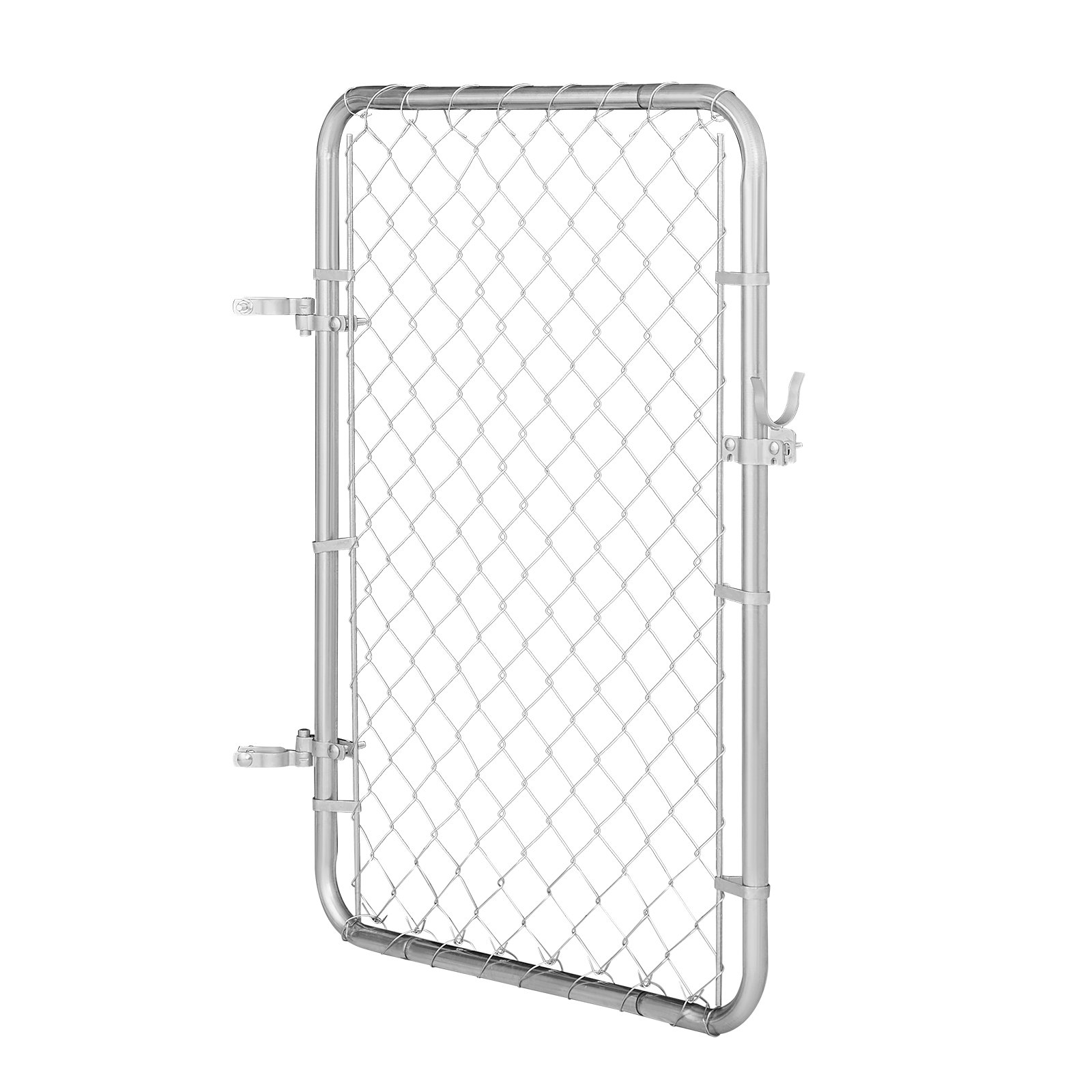Puerta de Jaula de Enlace para Cercas, 32 x 46 Pulgadas, Panel de Cierre de Carga de Cuerda para Ajuste, Compatibilidad con Aberturas de 2-6 pies (A) x 4 pies (H) para Postes Agrícolas No Incluidos — imagen 1