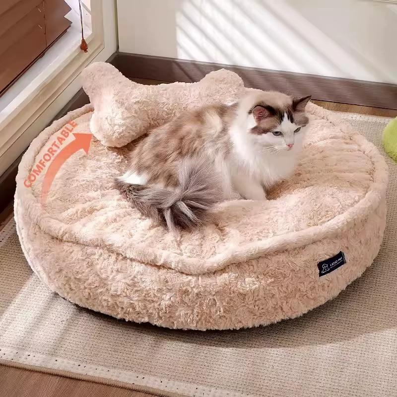 Camas para Perros Accesorios y Suministros para Mascotas Cama Caliente Grande para Razas Pequeñas, Colchones Plumas Sofás para Canes y Gatos — imagen 3