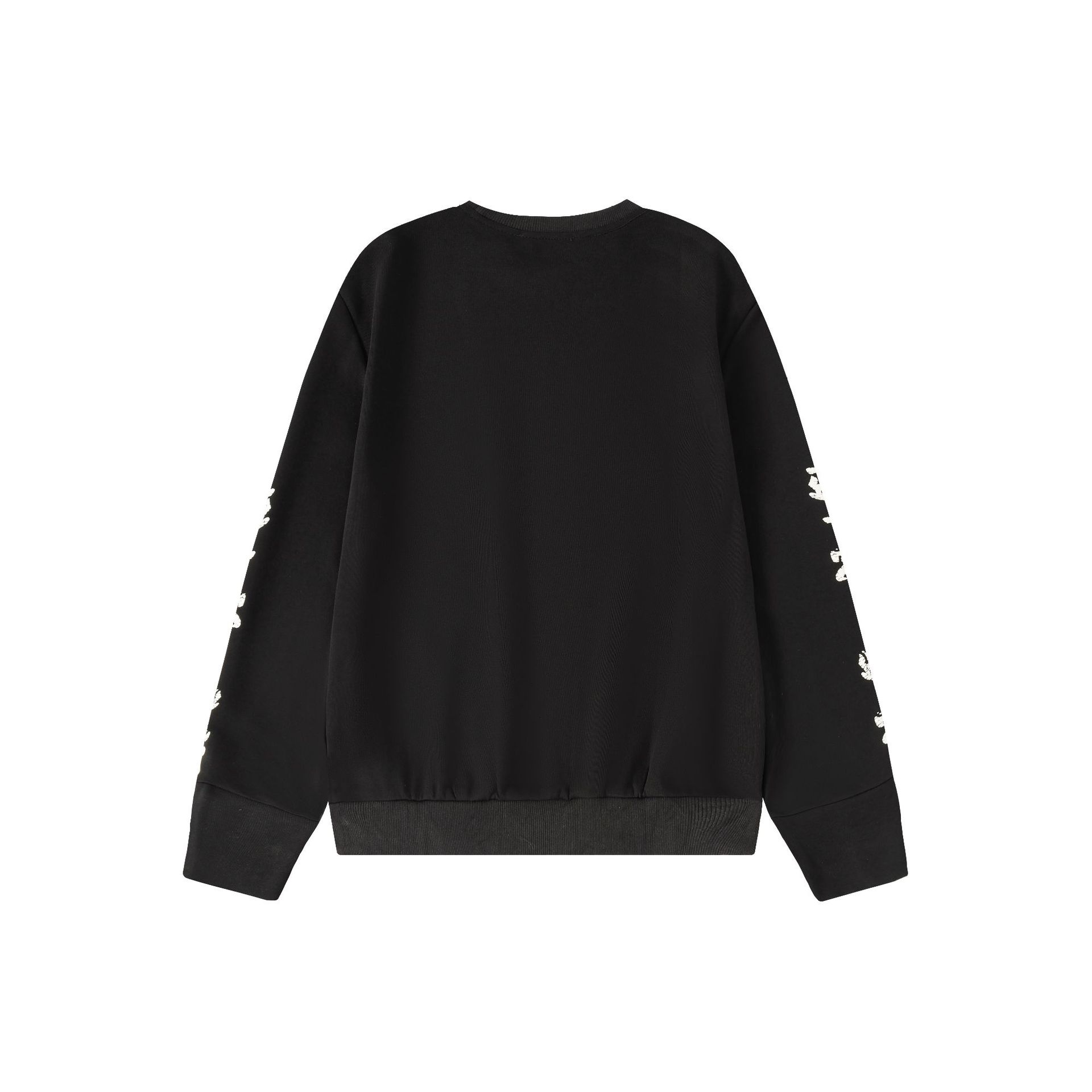Women's Distressed Horse Star Print Crewneck Sweatshirt Casual Long Sleeve Top with Letter Graphics on Sleeves and Body — imagen 4