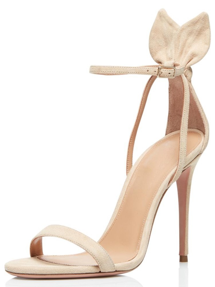Zapatos de Arena con Alto Tanto y Orejas de Conejo, Sandalias de Alta Moda para Mujer — imagen 6