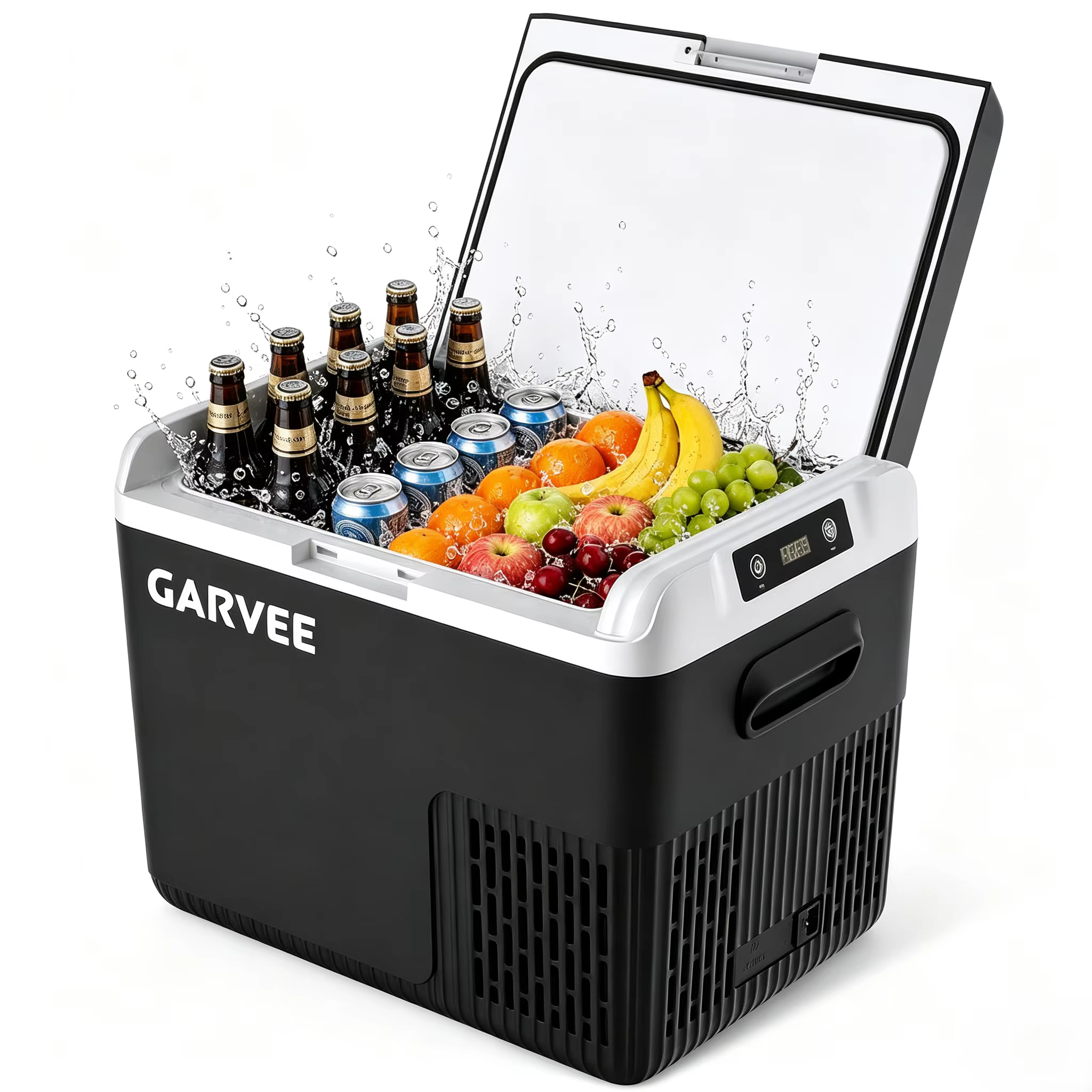 Tacleekii 19OT 18L Protable Car Cooler Mini Refrigerator Portable Freezer Compressor Electric Cooler 12/24V DC 110-240V AC Portable Refrigerator for RV/Truck/Camping -4°F to 68°F — image 1