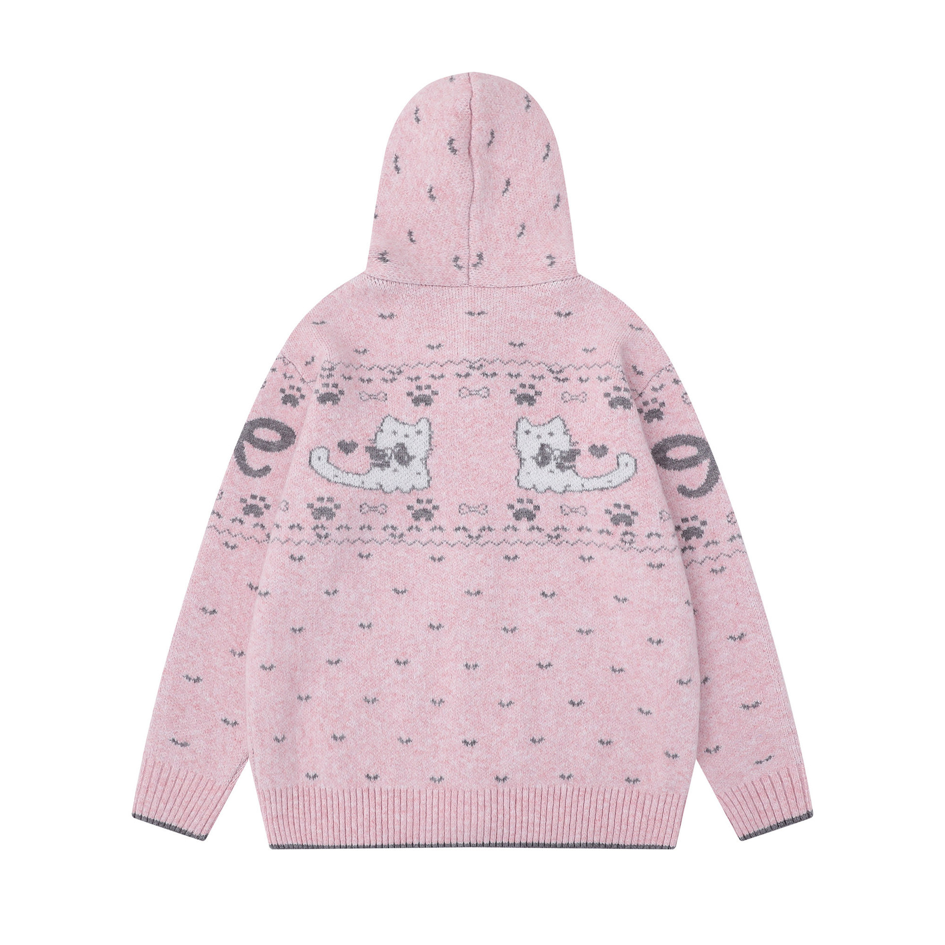 Cartoon cat design sweater — image 5