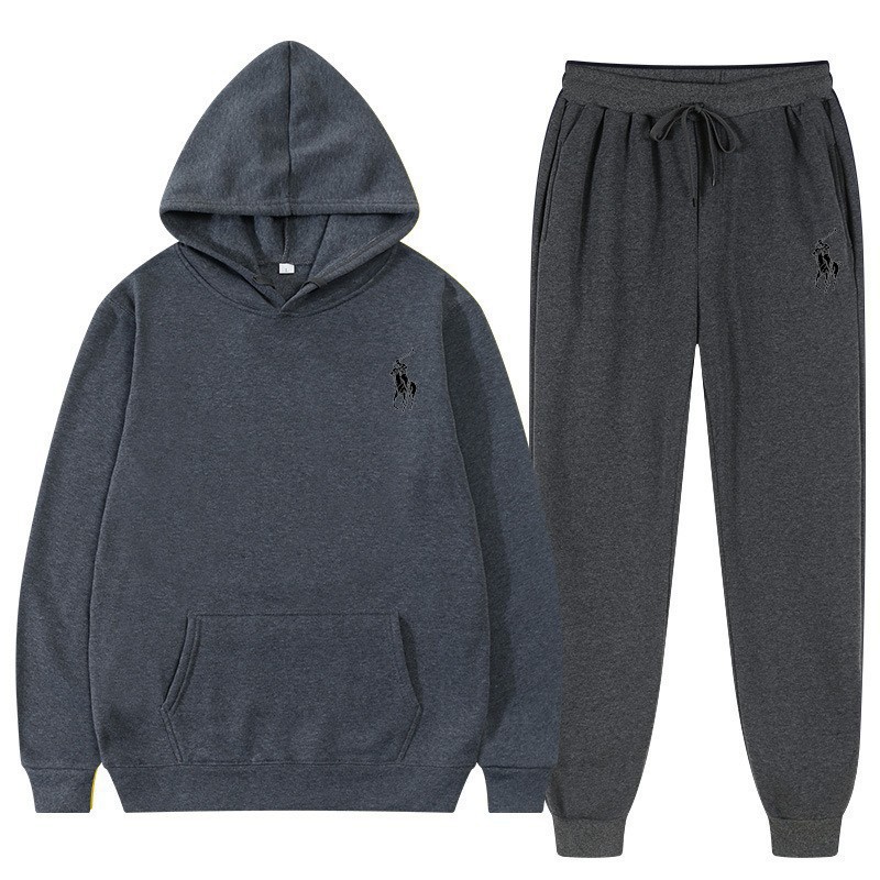 Hooded Sweatshirt Set Unisex with Kangaroo Pocket — image 12