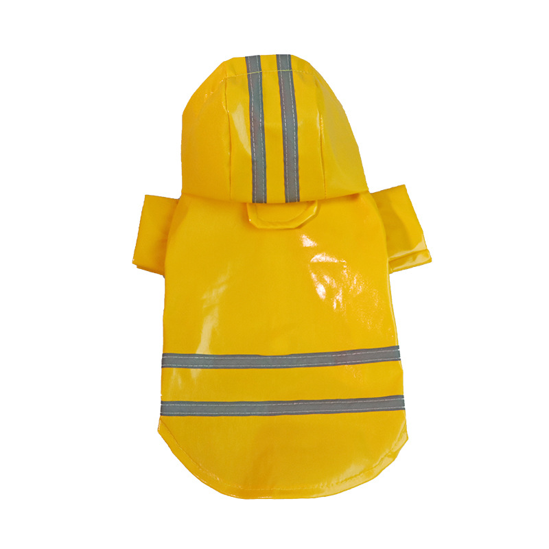 Pet Raincoat with Reflective Strips, Thickened Waterproof Raincoat for Small and Medium Dogs — image 6