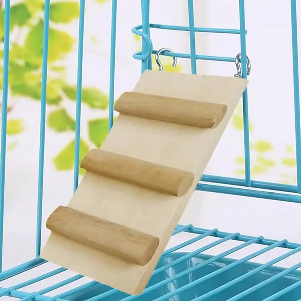 Tirador de Madera para Hámster - Accesorios para Jaulas de Pequeños Animales Juguetes de Chupar para Ratones, Ratas y Conejos — imagen 4