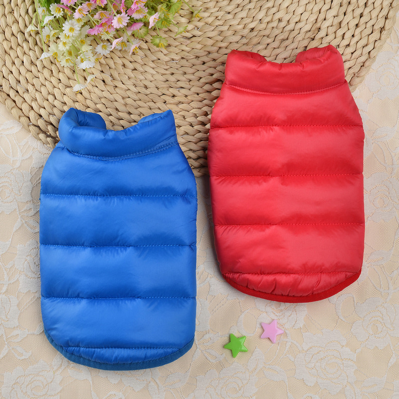 New Down Cotton Clothes Pet Dog Clothes Small Dog Teddy Autumn And Winter Clothes Cat Warm Cotton Clothes — image 2