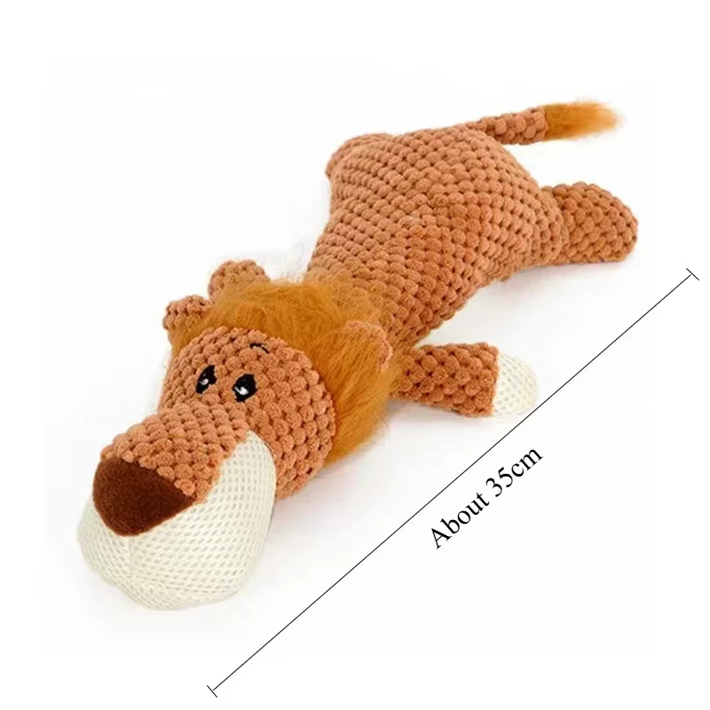 Juguetes para Perros Grandes: Plushies con Sonido y Textura de Piña Seguros para Masticar — imagen 6