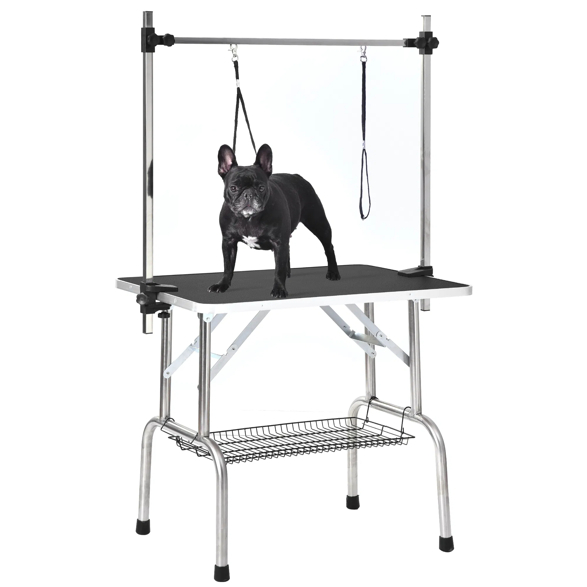 36" Professional Dog Pet Grooming Table Adjustable Heavy Duty Portable w/Arm & Noose & Mesh Tray — image 16