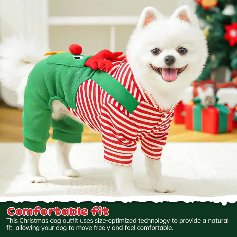 Festive Pet Apparel - Joyful Christmas Coats & Santa Suits for Dogs, Cats | Cute Cosplay — image 6