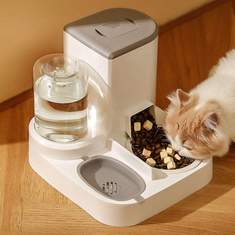 Automatic Cat Feeder Pet Bowls Dispenser Stainless Steel Bowls Cat Dog Pet Feeder Automatic — image 15
