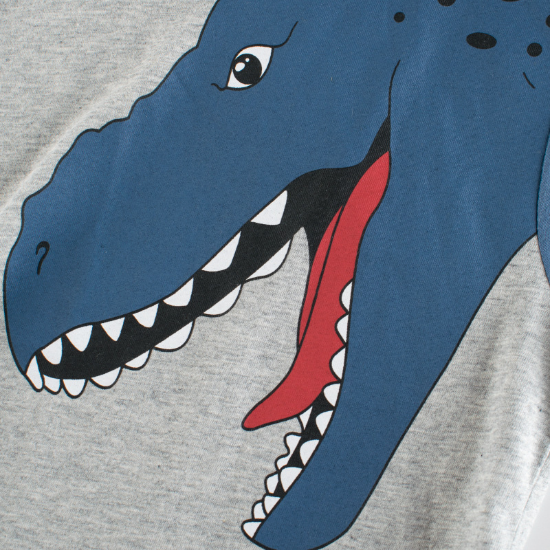 Camiseta de manga corta para niños con dinosaurio — imagen 3