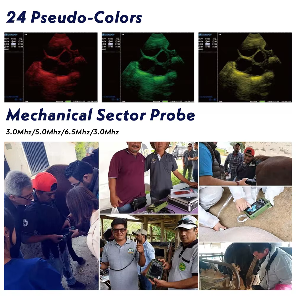 SINOHERO 3.5/5/6.5Hz Ecógrafo Portátil Veterinario B-Ultra para Diagnóstico Animal de Gestación — imagen 6