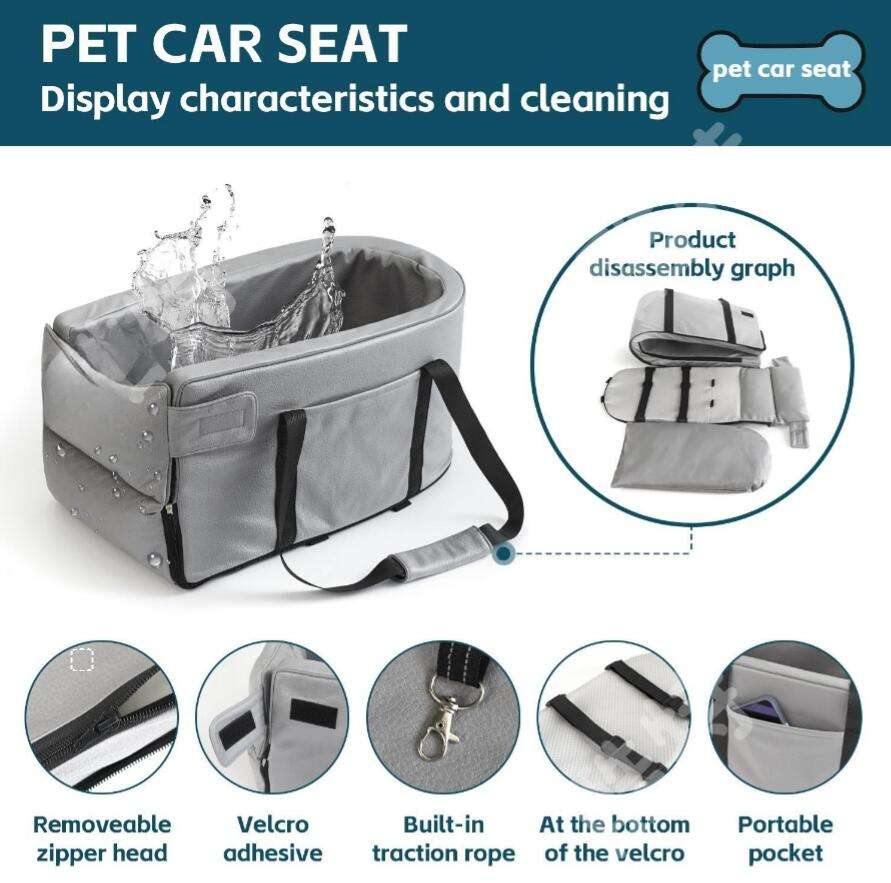 Bolsa para Mascotas de Auto, Casa Transportadora, Bolso de Hombro para Paseos con Mascotas, Transportadora de Mascotas — imagen 4