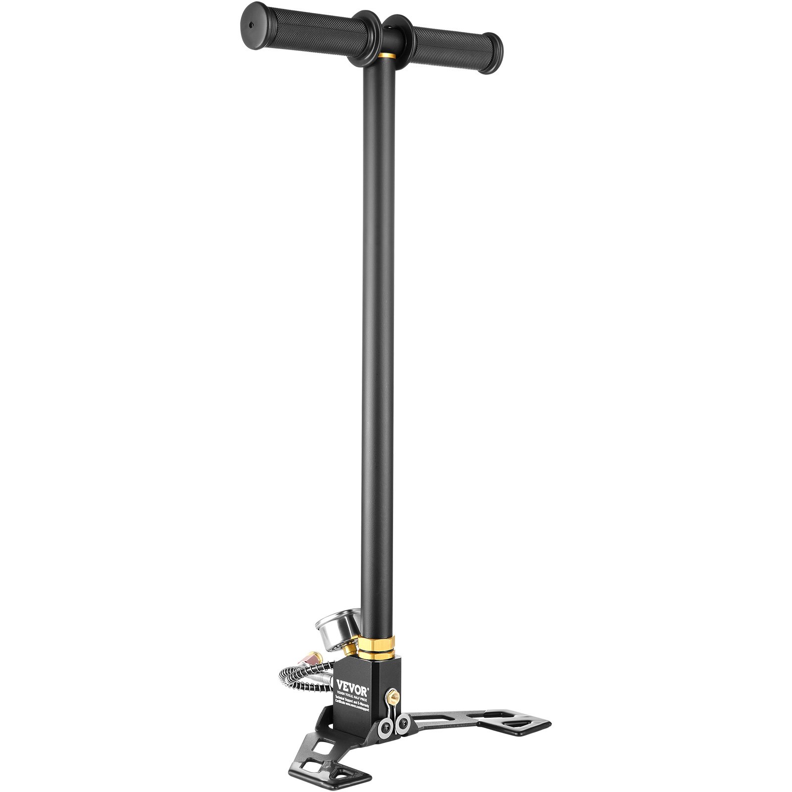 Pompa Manual PCP 3 Etapas, 30 MPa 4500 PSI de Alta Presión con Filtro Aceite-Humedad y Manómetro, Acero Inoxidable para Pistolas de Aire, Tanques de Scuba, Pintura y Neumáticos — imagen 1