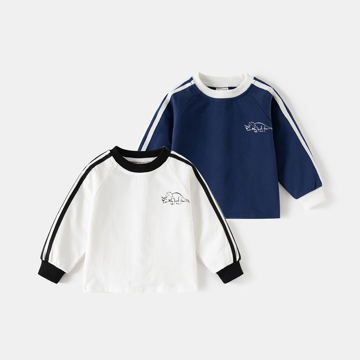 Camiseta de Niño con Dinosaurio - Manga Larga Base para Actividades — imagen 2