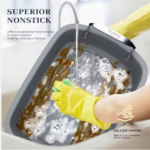Sartén para Asar Pollo Resistentes a Altas Temperaturas - Platos de Hornear para Pechugas y Muslos — imagen 6