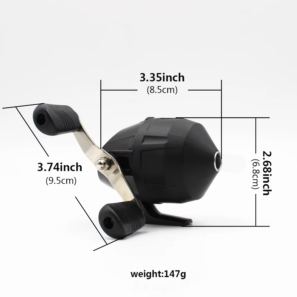 BL10s Outdoor Hunting Slingshot Fishing Reel Closed Double Arm Rotating Reel Archery Fishing Tool Accessories — image 3
