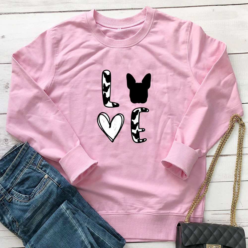 Cow print round neck long sleeved sweatshirt — image 3