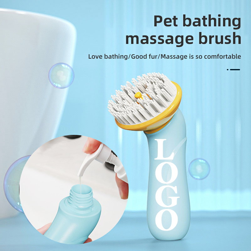 Pet, Dog, Bath Brush, Special Brush For Cat, Silicone Massage Brush, Cleaning Magic Tool, Dog Scrub — image 6