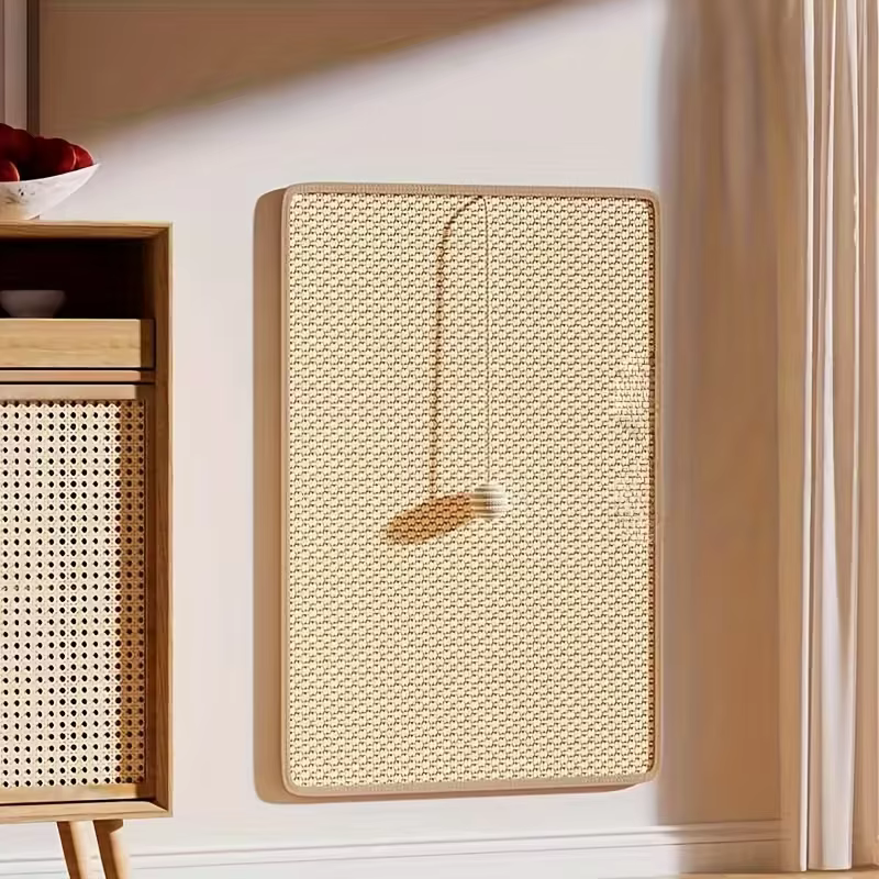 Standing Sisal Cat Scratcher with Hanging Ball, Space Saving Cat Furniture, Protect Sofa Chair Door, No Cat Tree Included — image 6