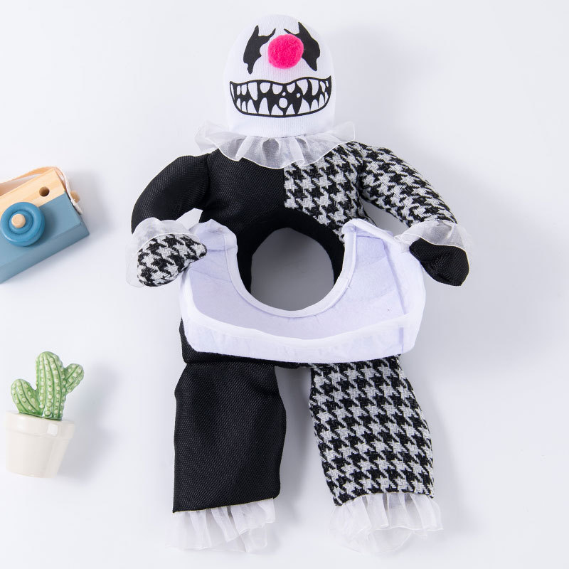 Pet clothes are funny take a knife transform into a pet dog Halloween pet — image 12