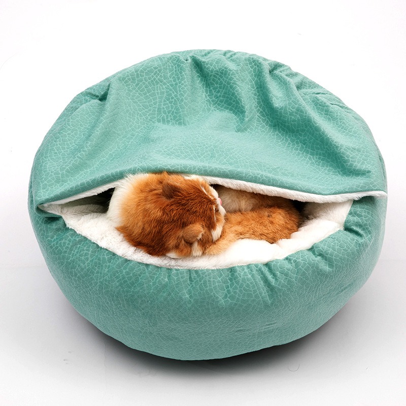 Cama de Gato Plush Super Suave Completa para Dormir en Paz, Caja Donut Limpiable para Todos los Gatos — imagen 2