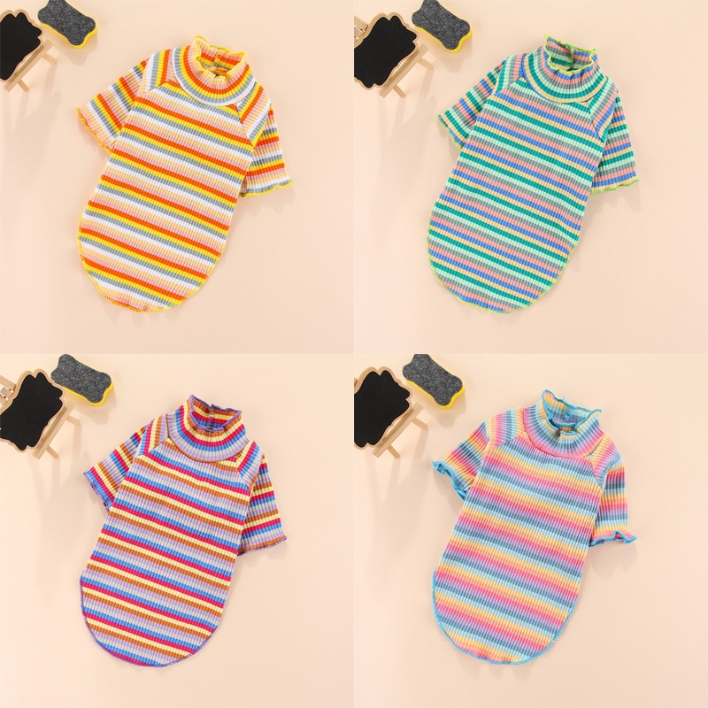 Netizen Teddy Little Dog Clothes Basecoat Summer Wear Thin Cotton Pet Clothing Spring Summer Cat — image 1