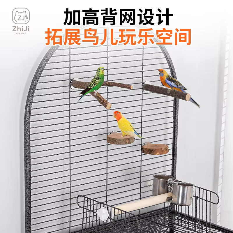 Large Villa Bird Cage for Parrots Cockatiels Lovebirds and Other Small to Medium Birds Suitable for Indoor Outdoor Use All — image 4