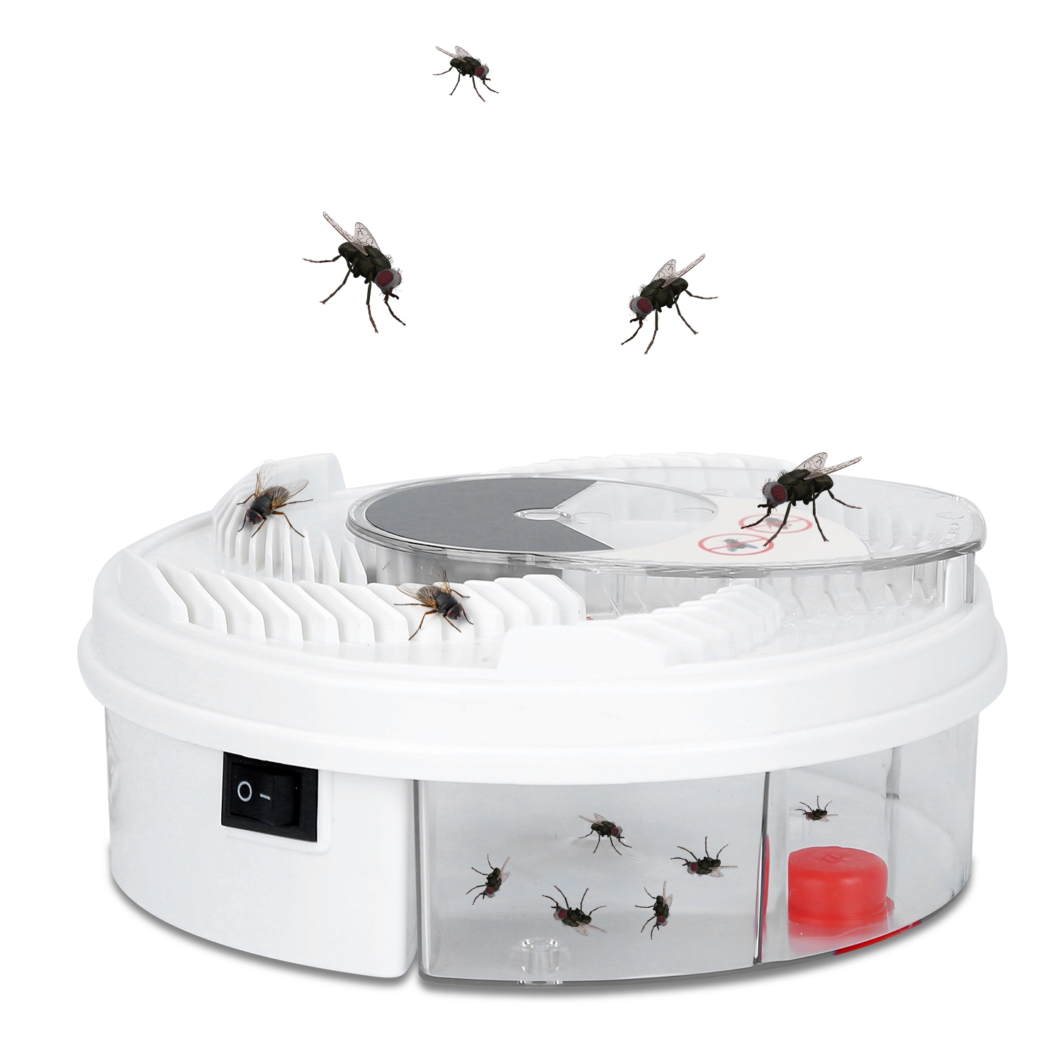 Presa Eléctrica Automática de Moscas con Brazo Rotativo, Repelente de Insectos para Hogar y Restaurante — imagen 13