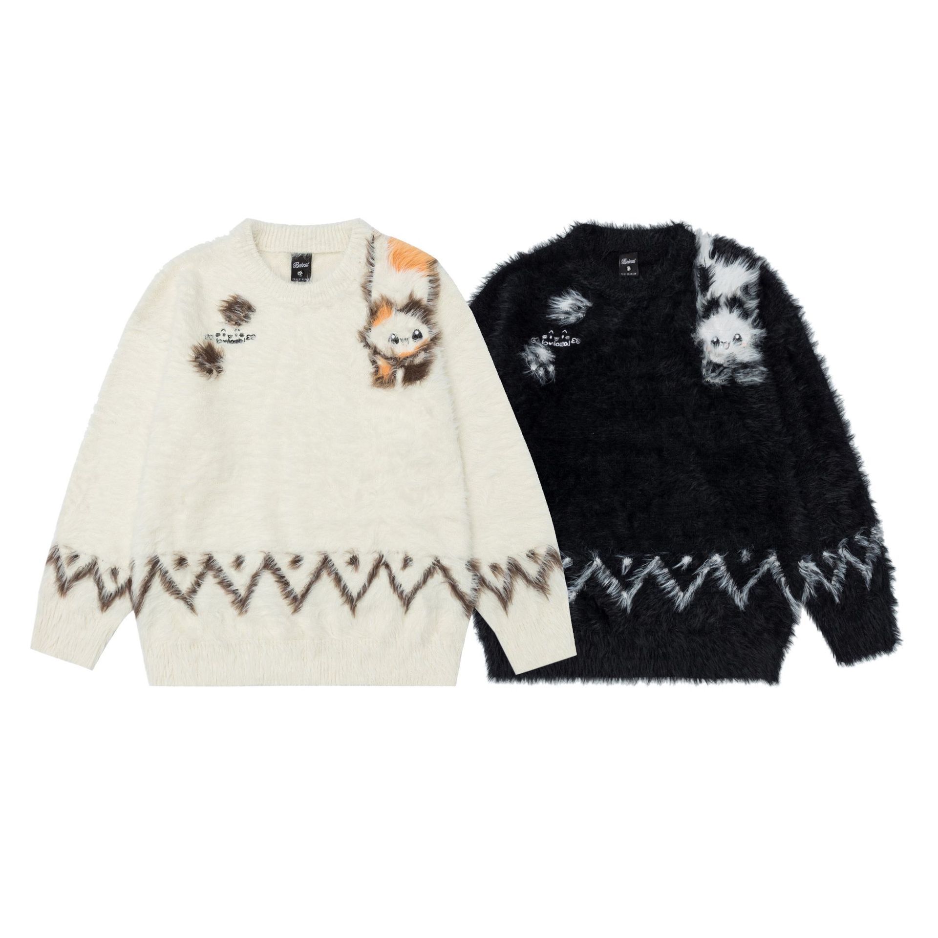 Fel Island Cat Jacquard Sweater — image 6