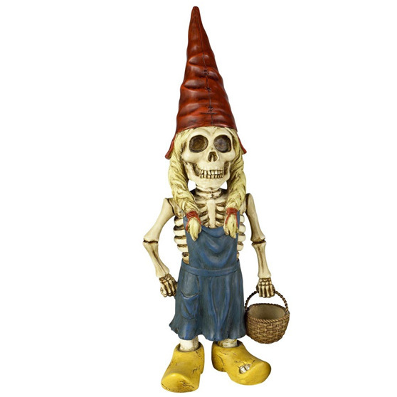 Halloween Skull Decorations for Men and Women, Resin Skeleton Dog Ornament, Garden Decoration, Dark Style Skull Theme — image 4
