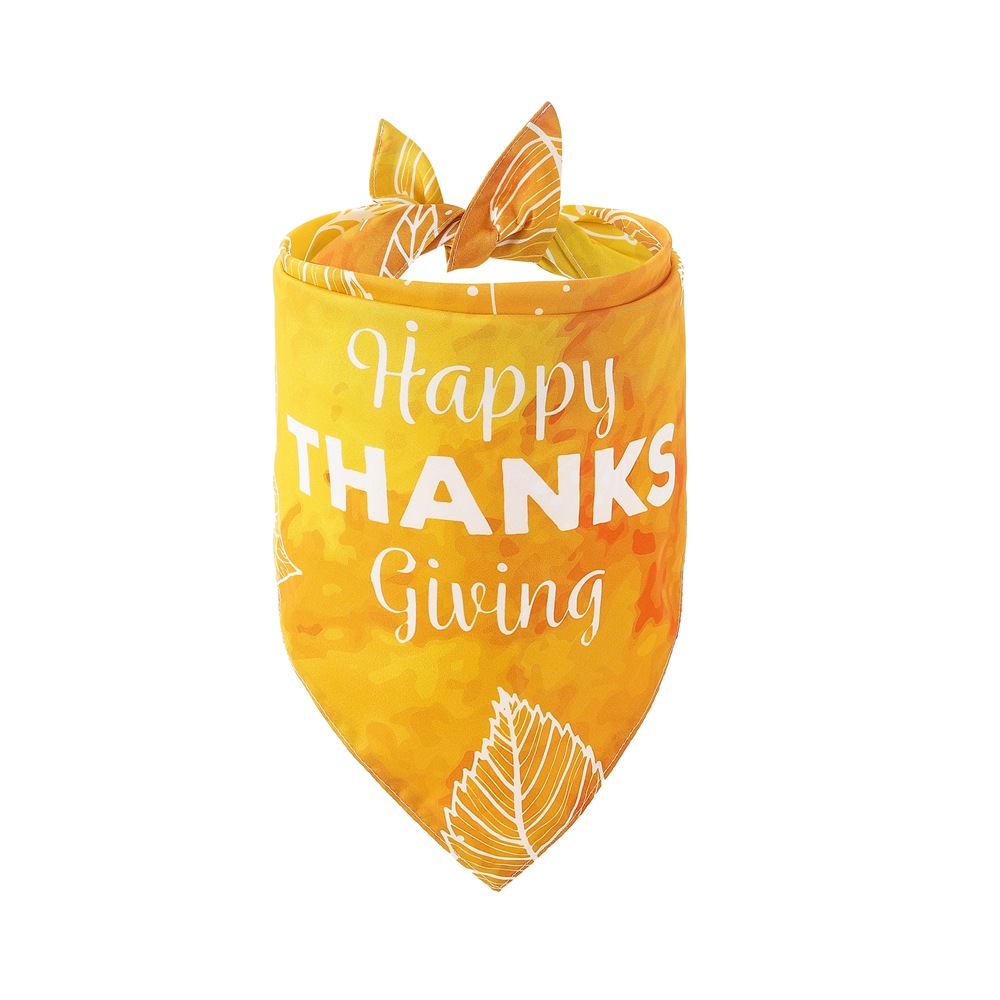 New Pet Scarf Dog Triangle Scarf Thanksgiving Pet Bandana — image 5