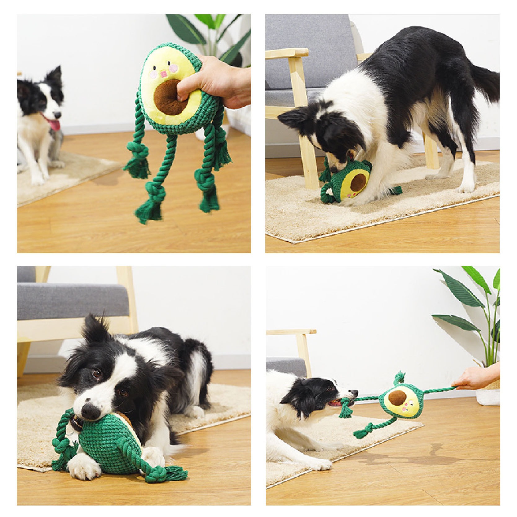 Pet toys small medium and large dog toys fruit series interactive voice grinding bite resistant plush dog toys — image 5