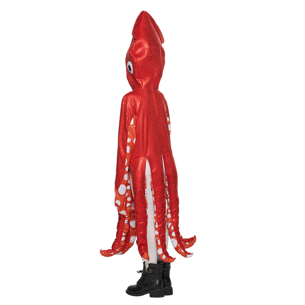 New Halloween children's costumes sea creatures cute squid one piece school party funny costumes — image 5