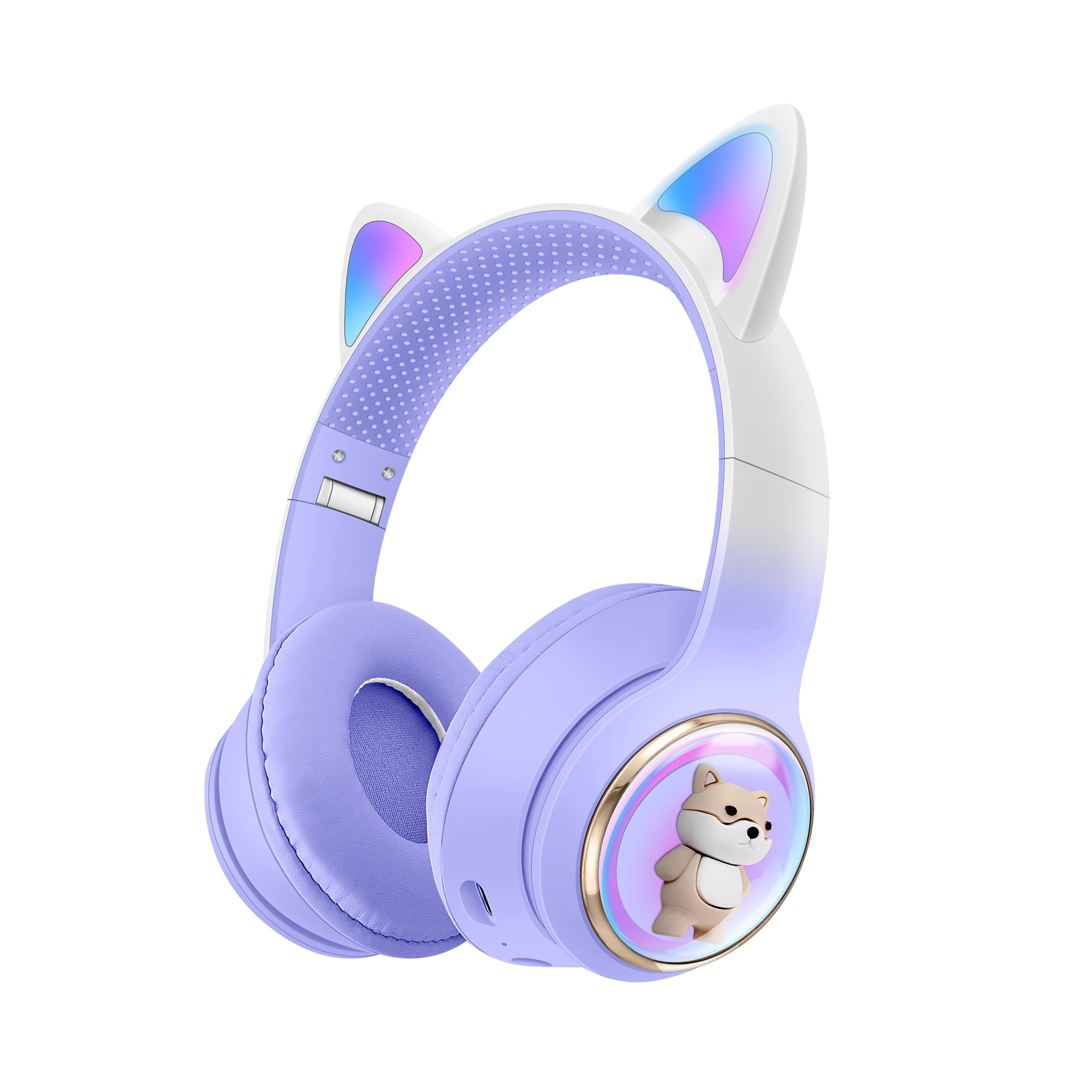 AKZ-51 Earphones Space Cabin Cute Cartoon Pet Bluetooth Headwear Large Battery Earphones Foldable Earphones — image 1