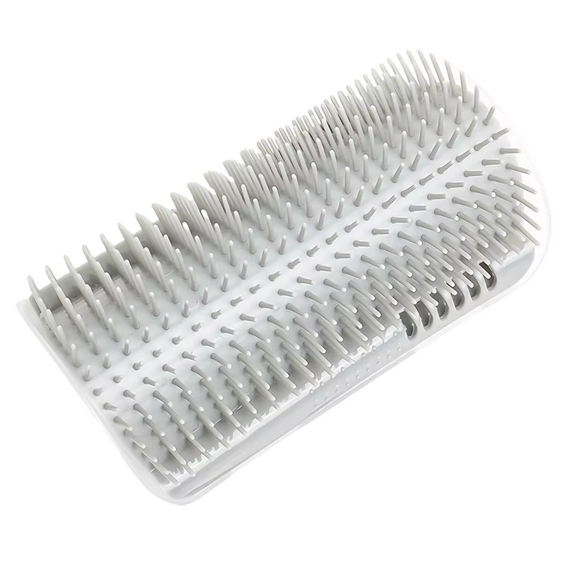 Cat Self Groomer Brush Wall Corner Soft Grooming Scratcher and Brush for Short Long Fur Cats Softer Massage Toy Pet Products — image 6