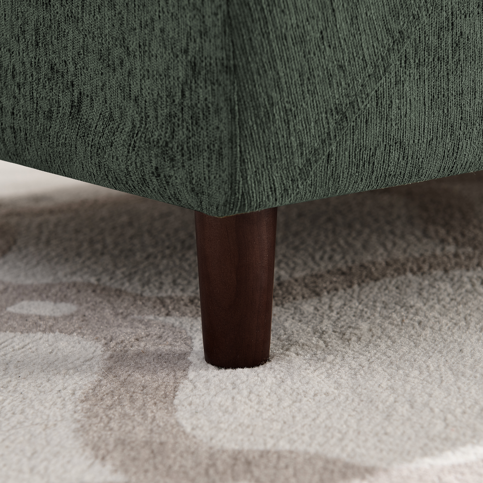 Silla para Mascotas con Apoyabrazos y Espaldar: Sofá Moderno Rectangular para Perros Pequeños y Medianos, Mueble de Almohadón Suave para Canes Comodos, -VERDE OLIVA — imagen 5