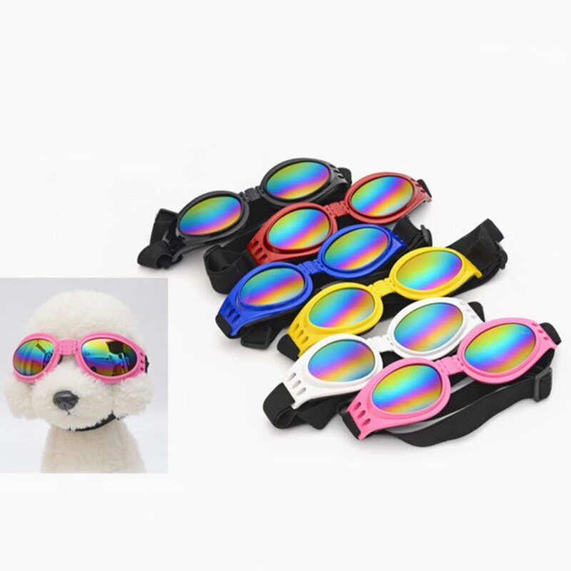Dog Protection Goggles Sunglasses Foldable Cool Pet Dog Glasses Medium Large Dog Pet Glasses Pet Eyewear Waterproof — image 2