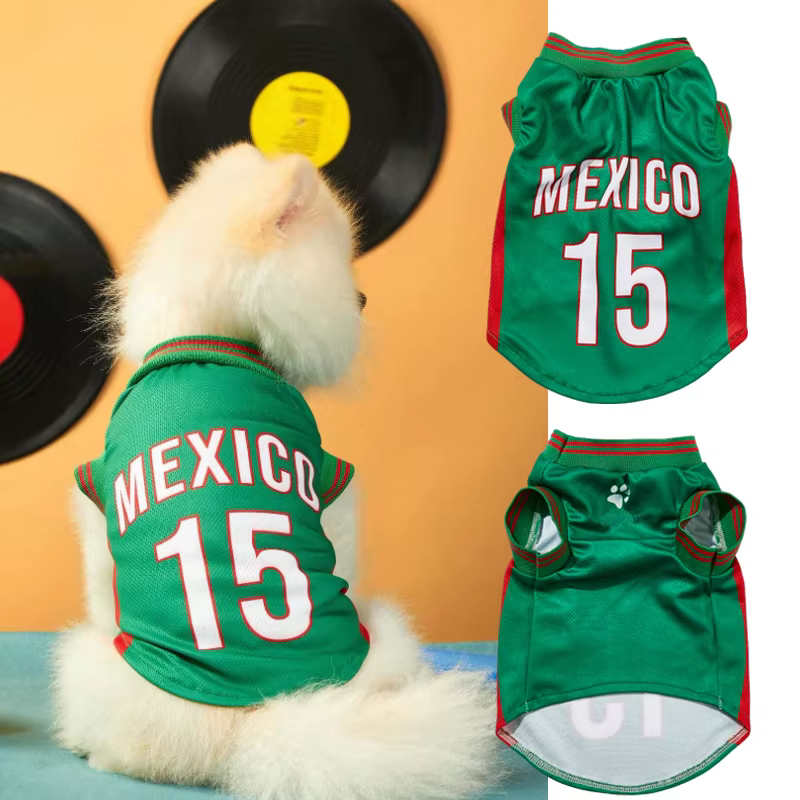 Ropa de Perro Transpirable con Malla para Schnauzers y Terrier, Vestimenta Deportiva para Perros Grandes, Camisetas para Cachorros y Gatos en Verano — imagen 1