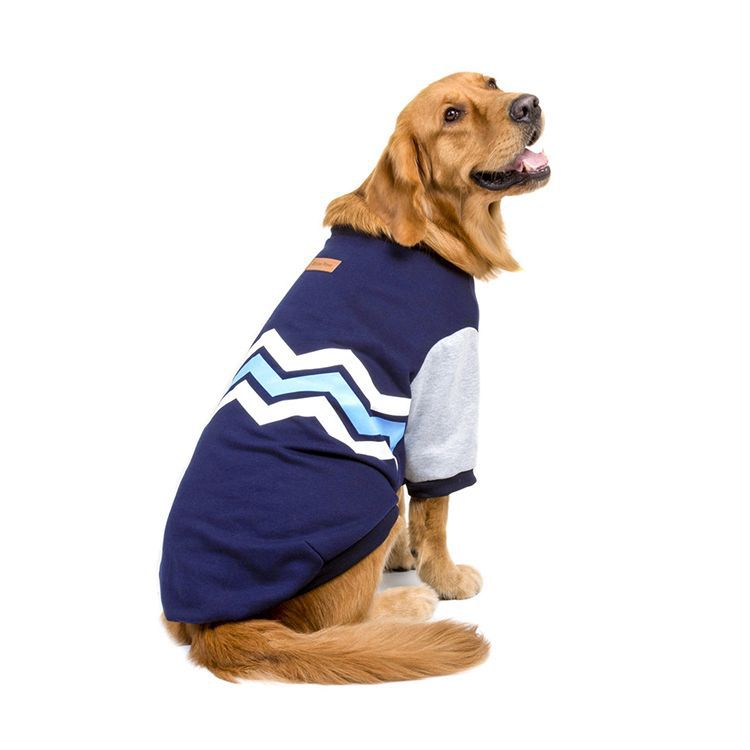 Ropa para Mascotas de Gran Tamaño - Sweater con Olas de Algodón para Perros - Ropa de Compañía para Animales Domésticos — imagen 2