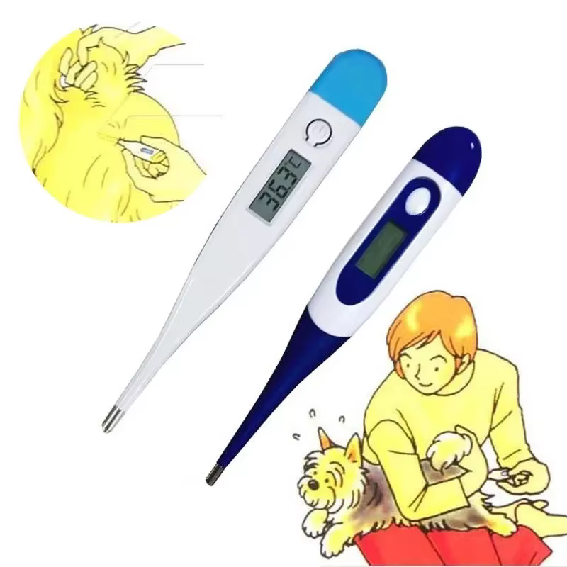 Professional LED Pet Dog Cat Electronic Thermometer Safe Wet Dry Thermometer Veterinary Thermometer Pet Medical Equipment — image 1