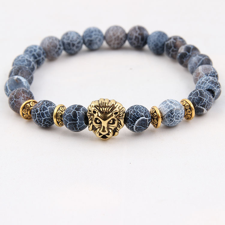 Natural Stone Owl Head Yoga Bracelet — image 9