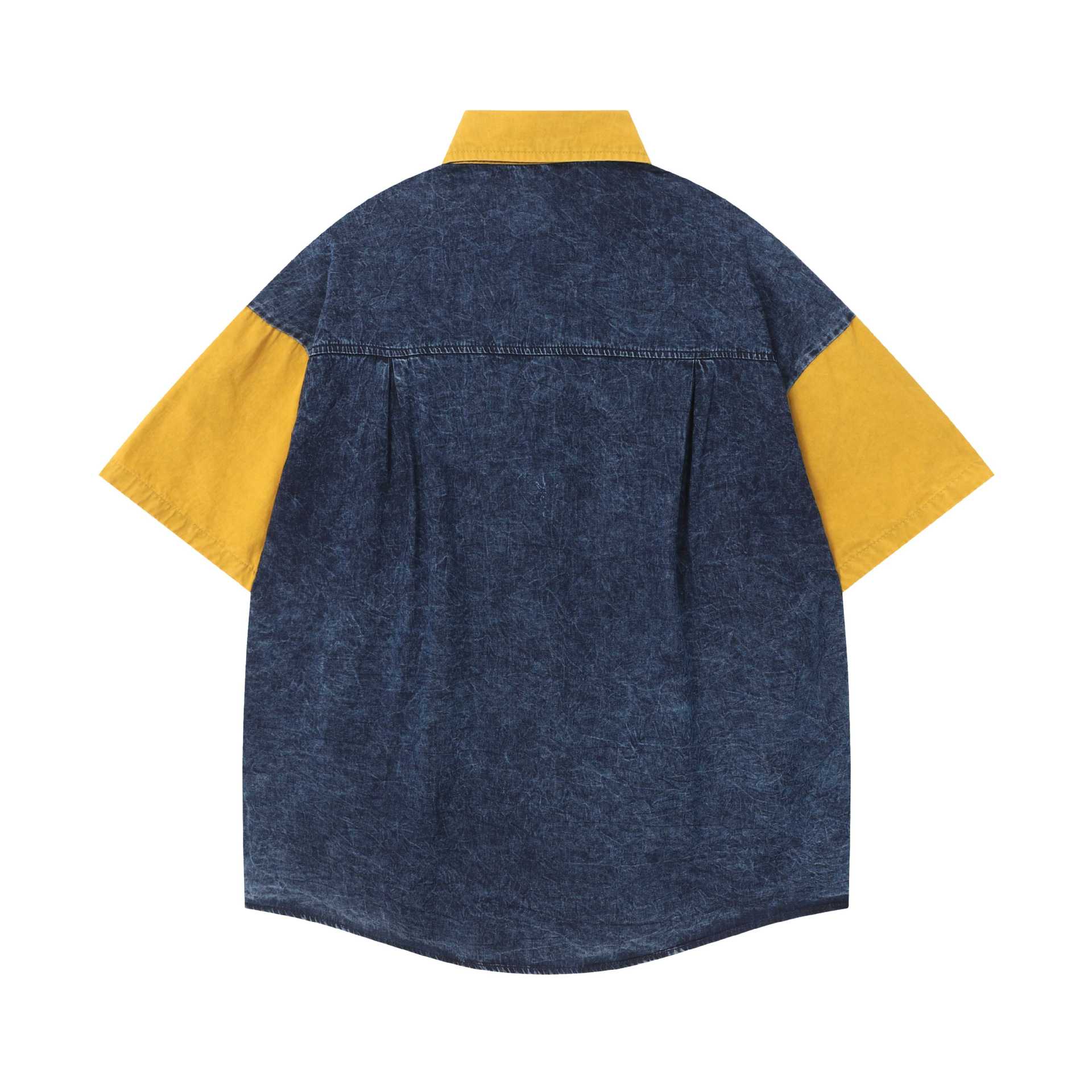 Cat patch embroidered short sleeved shirt — image 5