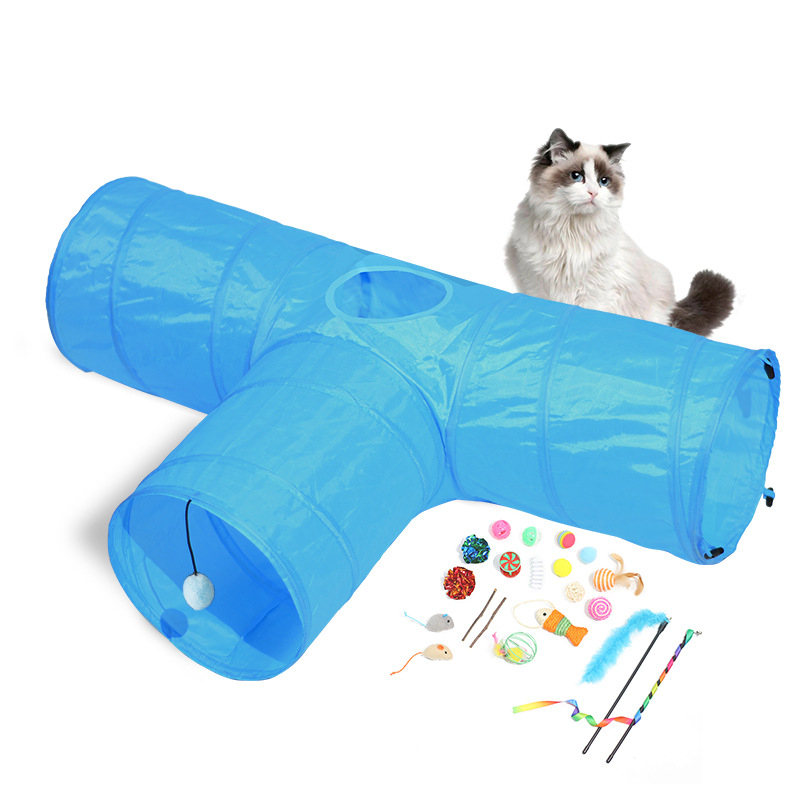 New Cat Tunnel Foldable Pet Climbing Path Cat Toys — image 8